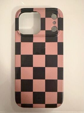 Velvet Caviar Mocha Vibe Checkered iPhone 17 Pro Max Case